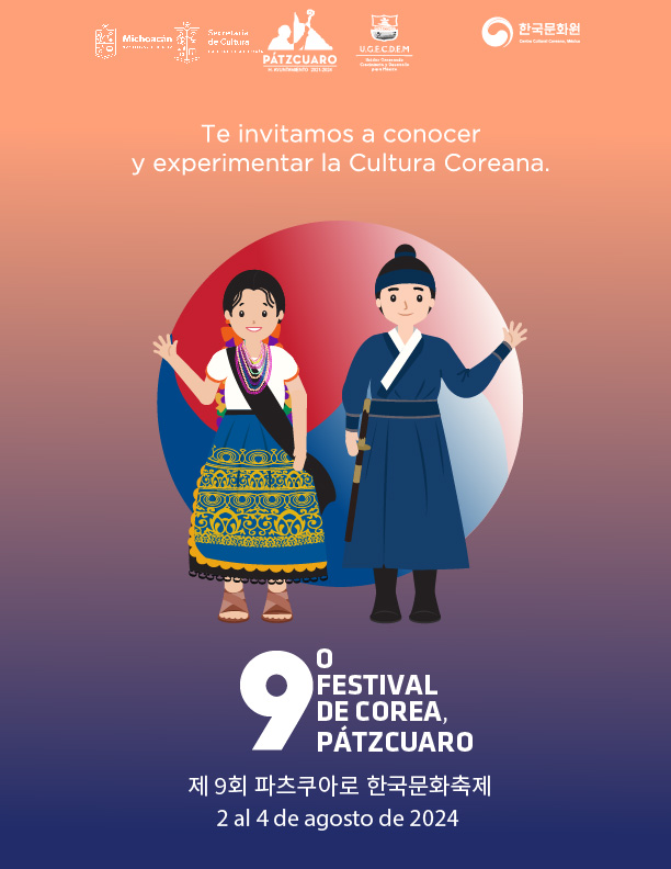 poster del 9o Festival de Corea, Pátzcuaro