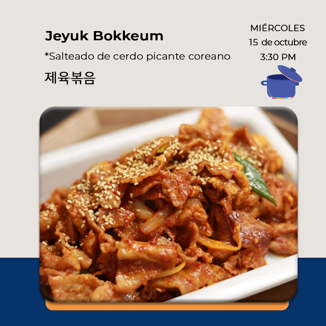 convocatoria Jeyuk Bokkeum
