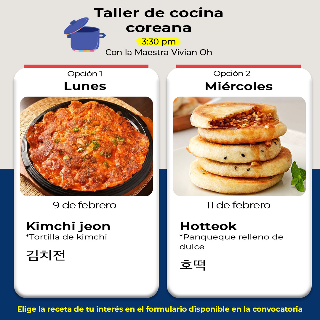 Kimchi jeon 김치전 y Danpatjuk 단팥죽