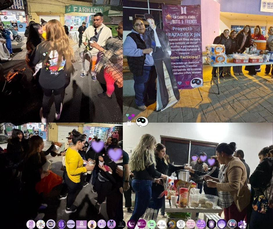 [BTS MÉXICO FANBASE] Frazadas por Jin (quinta edición).