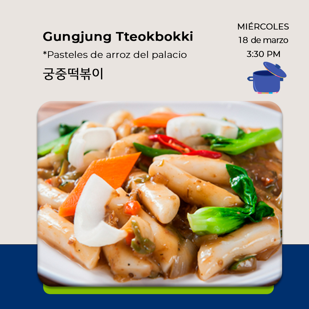Taller de Cocina Coreana: Gungjung tteokbokki 궁중떡볶이