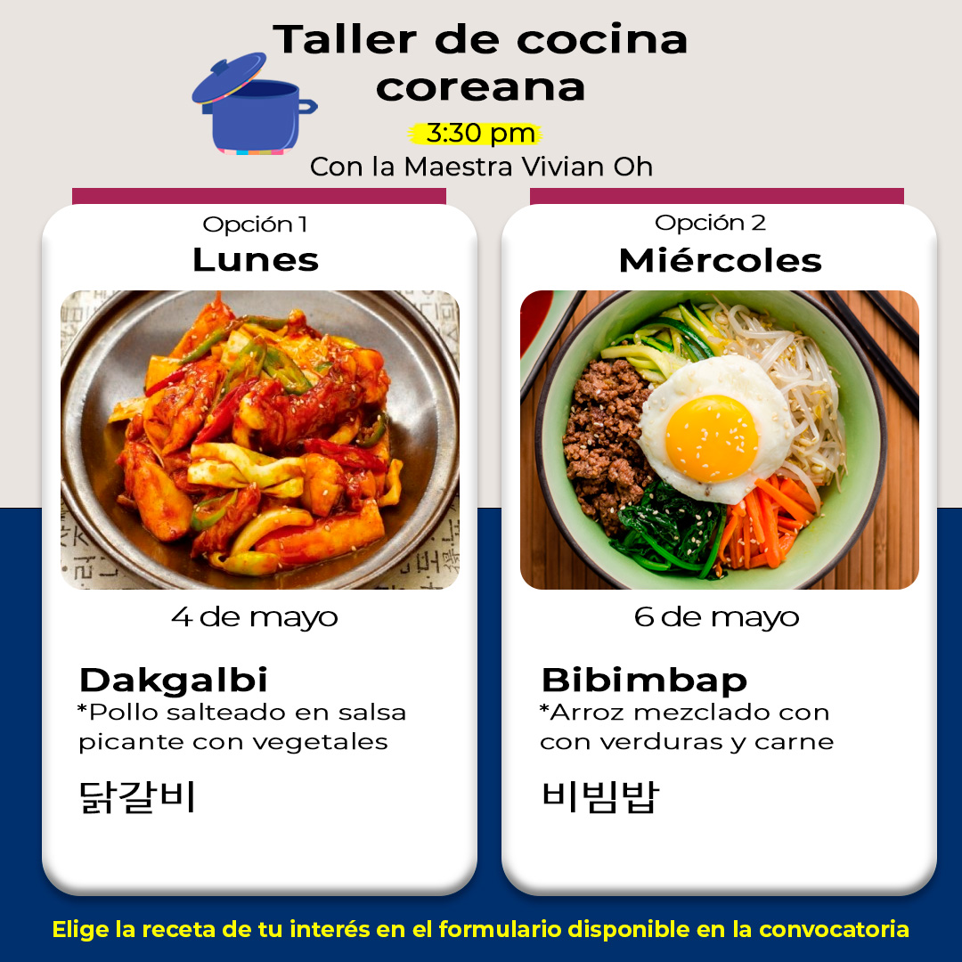 Dakgalbi 닭갈비 y Bibimbap 비빔밥