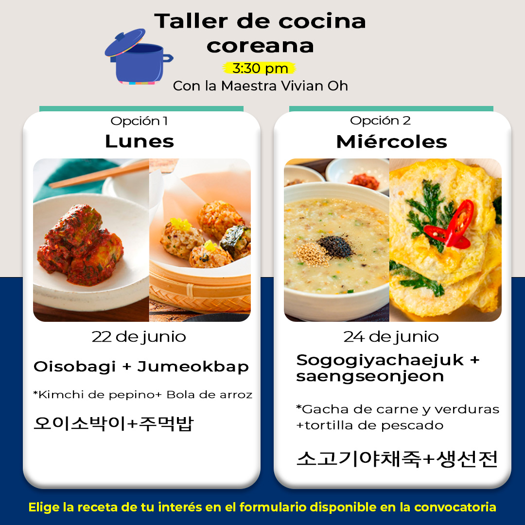 Oisobagi + Jumeokbap 오이소박이+주먹밥 y Sogogiyachaejuk + saengseonjeon 소고기야채죽+생선전