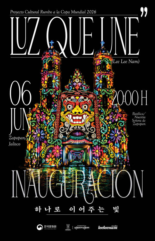 Proyecto Cultural Rumbo a la Copa Mundial 2026: Luz que une (artista Lee Lee Nam)