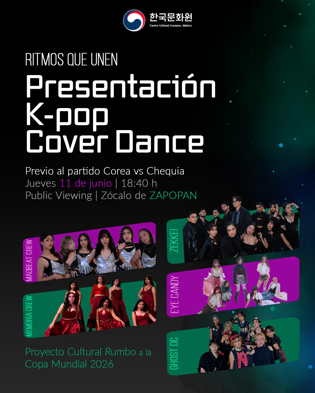 Presentación K-pop Cover Dance en Zapopan