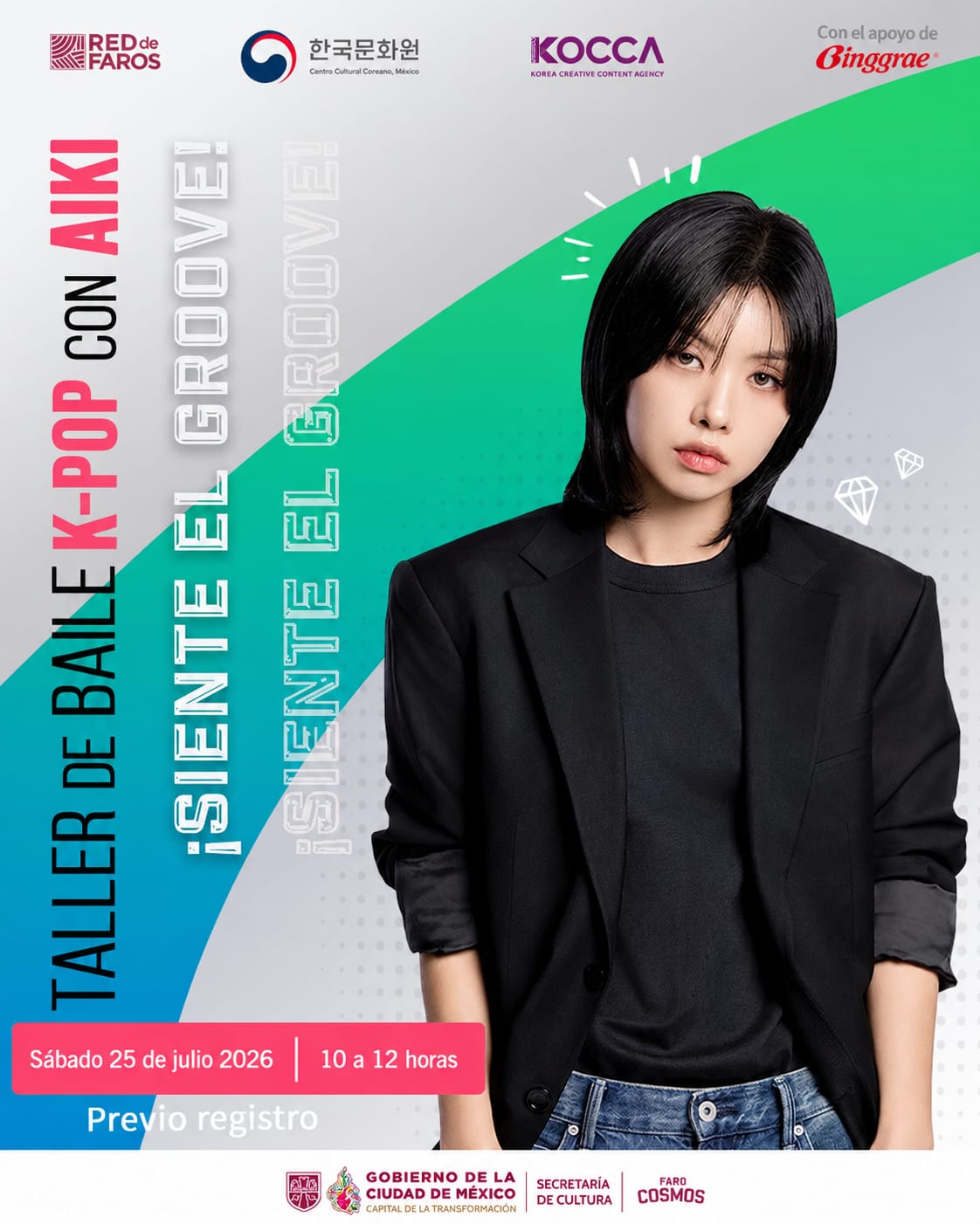 Taller de baile K-pop con Aiki: ¡Siente el groove!