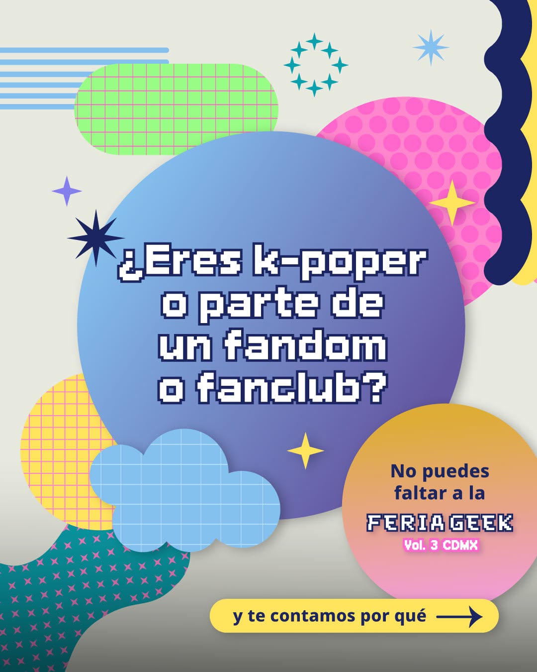 Participación en la  3ra. FERIA GEEK1