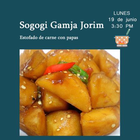  [Convocatoria] Taller de Cocina Coreana: Sogogi Gamja Jorim (소고기감자조림) Estofado de carne con papas.
