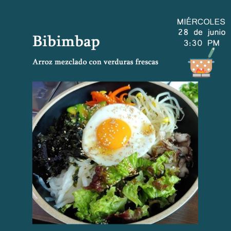  [Convocatoria] Taller de Cocina Coreana: Bibimbap (arroz mezclado con verduras frescas).