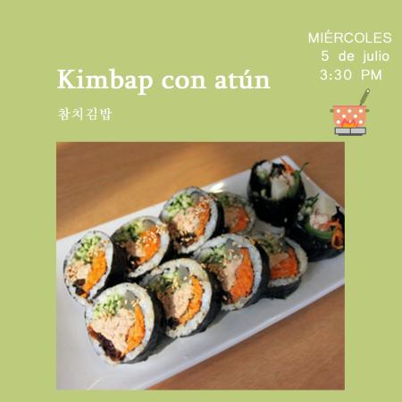  [Convocatoria] Taller de Cocina Coreana: Kimbap con atún 참치김밥 