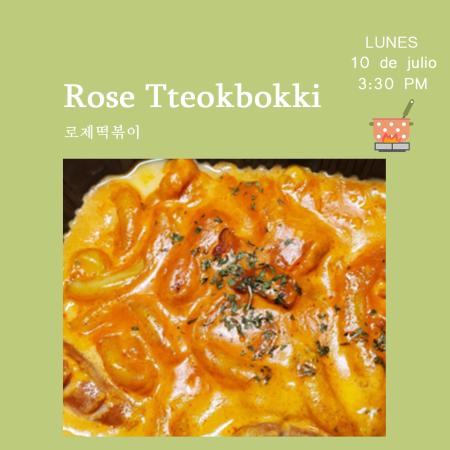  [Convocatoria] Taller de Cocina Coreana: Rose Tteokbokki 로제떡볶이