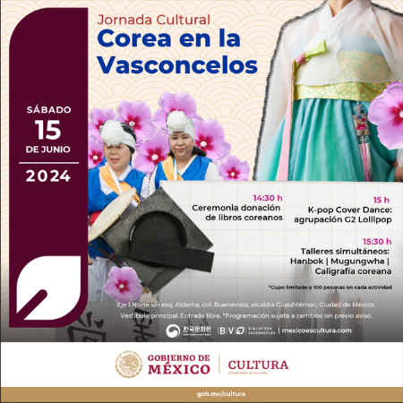  Jornada cultural: Corea en la Vasconcelos