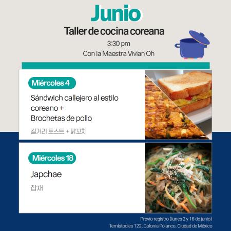Calendario de cocina: junio 2025