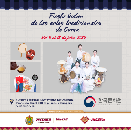 [Convocatoria] Tercera Edición de la "Fiesta Oulim de las artes tradicionales de Corea" (Veracruz)