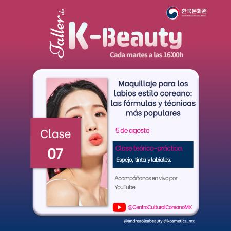 Taller de K-beauty: clase 7