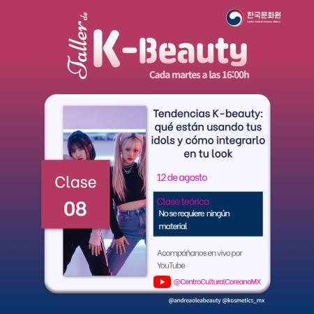 Taller de K-beauty: clase 8