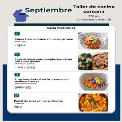 Calendario de cocina: Septiembre 2025