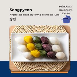 [Convocatoria] Taller de Cocina Coreana: songpyeon 송편