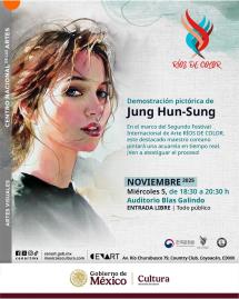Demostración pictórica de Jung Hun-Sung 