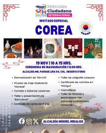 "Sabores y Alegrías de Corea" Día del KIMCHI en la Alcaldía Miguel Hidalgo 