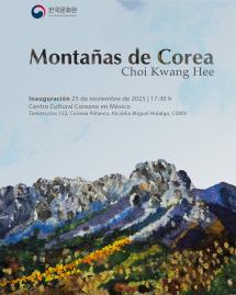 Inauguración de la exposición "Montañas de Corea"