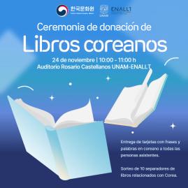Ceremonia de Donación de Libros coreanos