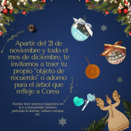 Adornos para el árbol navideño del KCC