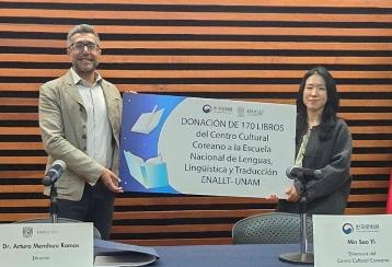  멕시코국립자치대학교(UNAM)에서 한국도서 기증식… 문화·학술 교류 확대 기대