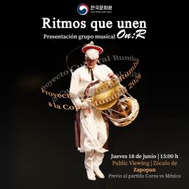 [Ritmos que unen] Presentación grupo musical On:R en Zapopan