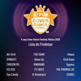 Finalistas K-pop Cover Dance Festival, México 2026