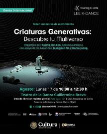 [Convocatoria] Taller inmersivo de movimiento "Criaturas Generativas: Descubre tu multiverso"