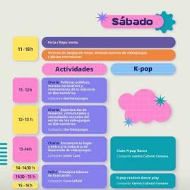  Cronograma de actividades Feria Geek CDMX Vol. 3