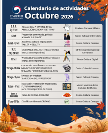  Calendario de actividades: octubre 2026