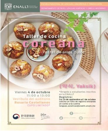 Taller de Cocina Coreana en la ENALLT