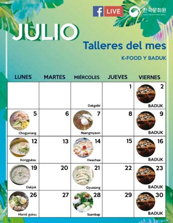 TALLERES EN JULIO