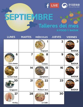 TALLERES EN SEPTIEMBRE